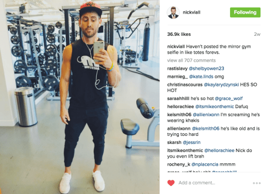 nick viall gym