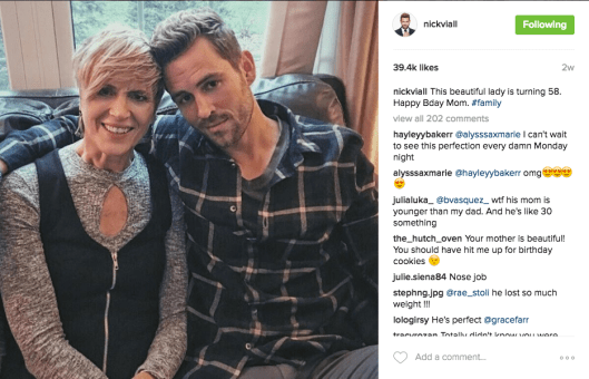 nick viall mom