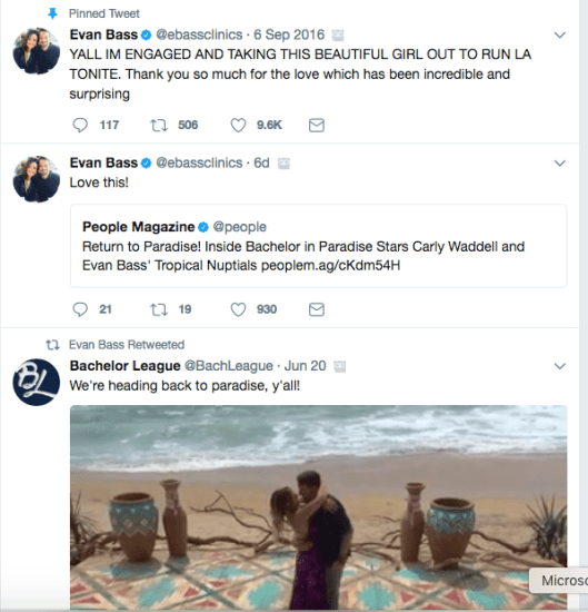 Carly waddell and evan bass