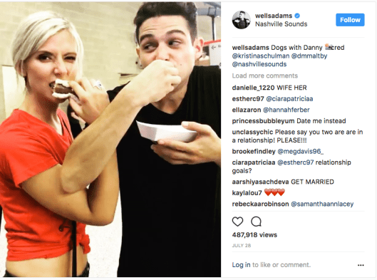 danielle m and wells instagram